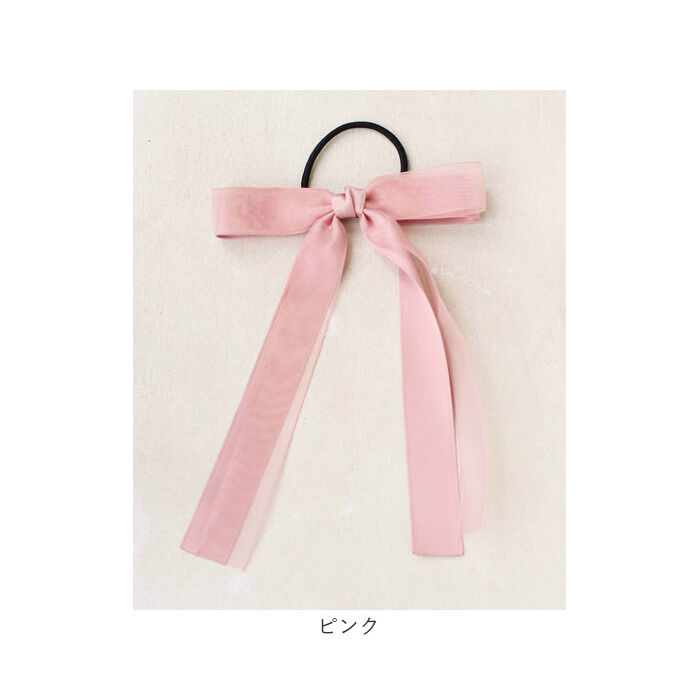 BACKYARD FAMILY「キッズ ヘアゴム リボン 通販 ひらひら 68402302 カノンリボンヘアゴム 大きめ 女の子」|その他|