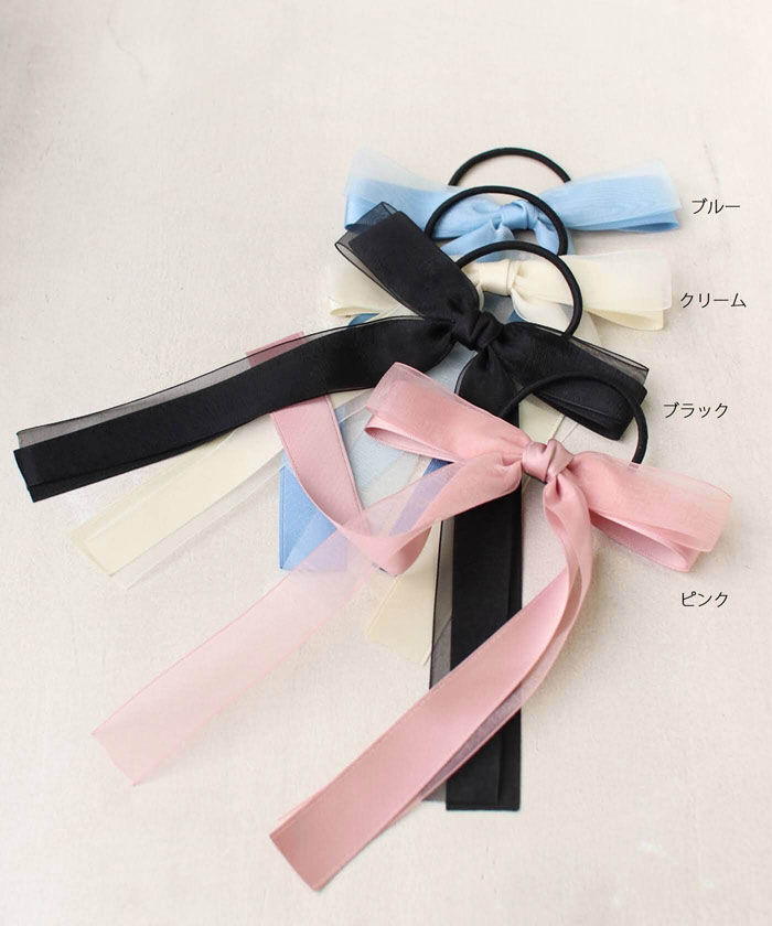 BACKYARD FAMILY「キッズ ヘアゴム リボン 通販 ひらひら 68402302 カノンリボンヘアゴム 大きめ 女の子」|その他|