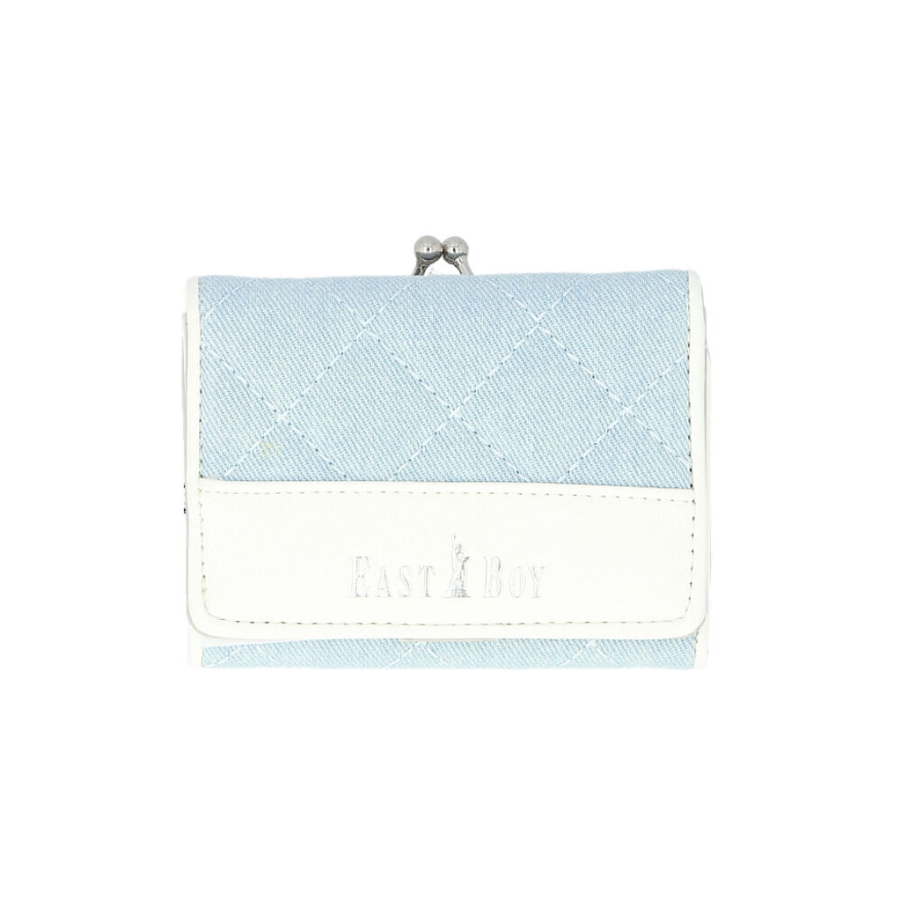 BACKYARD FAMILY「イーストボーイ 財布 EASTBOY 通販 三つ折り財布 ミニ財布 コンパクト財布 3つ折り財布」|財布|ブルー4