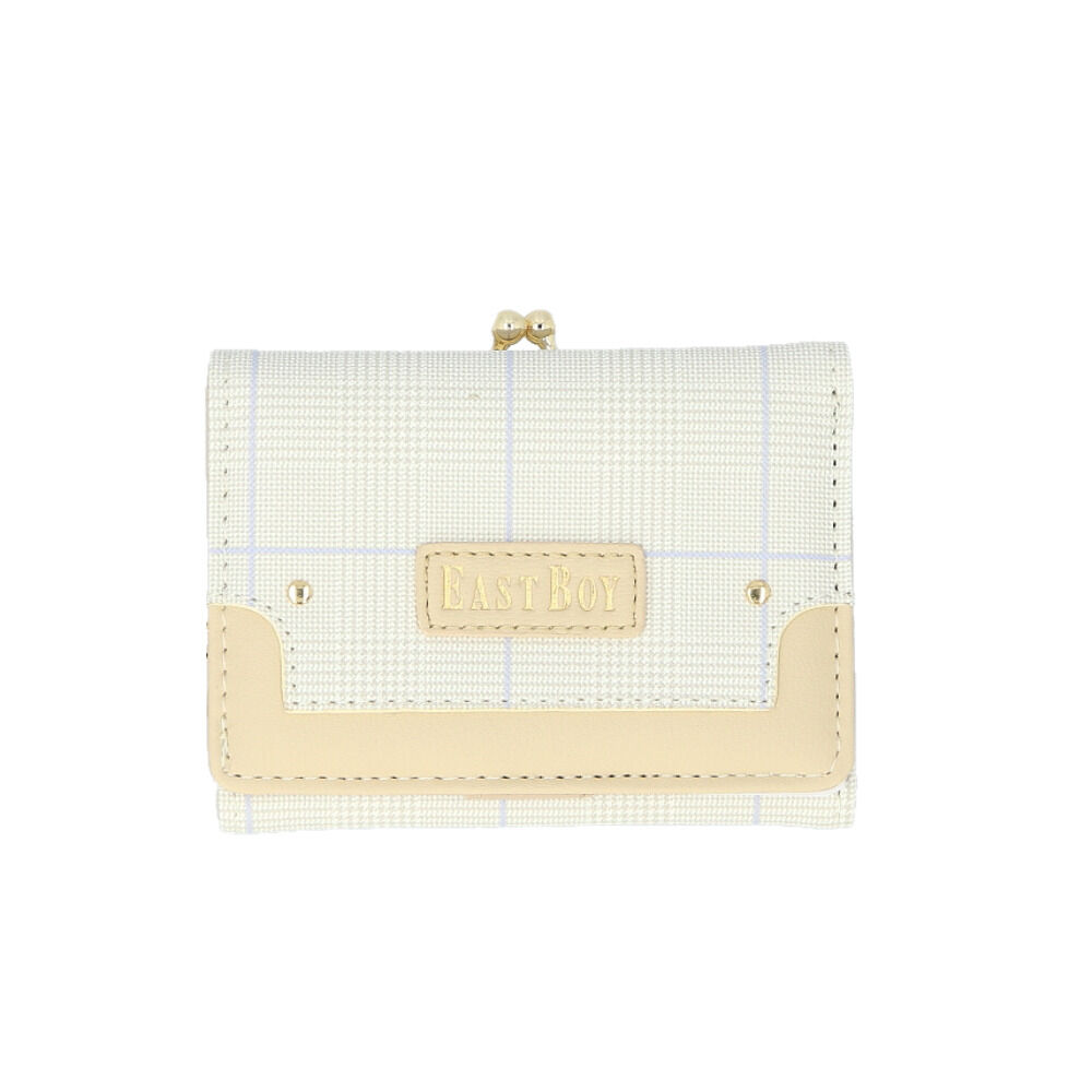 BACKYARD FAMILY「イーストボーイ 財布 EASTBOY 通販 三つ折り財布 ミニ財布 コンパクト財布 3つ折り財布」|財布|ベージュ2
