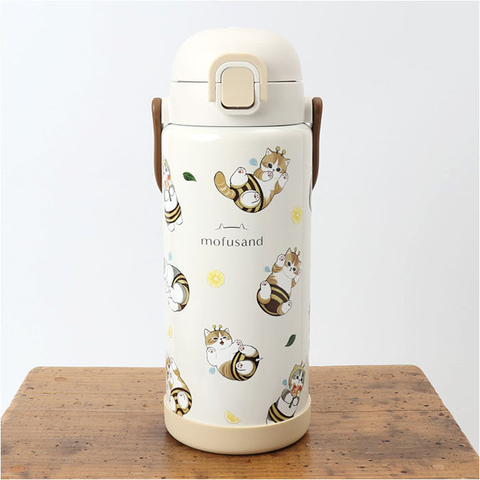 BACKYARD FAMILY「水筒 ワンタッチ かわいい 1000ml 通販 ステンレスボトル 1l ワンプッシュボトル」|食器・キッチングッズ|