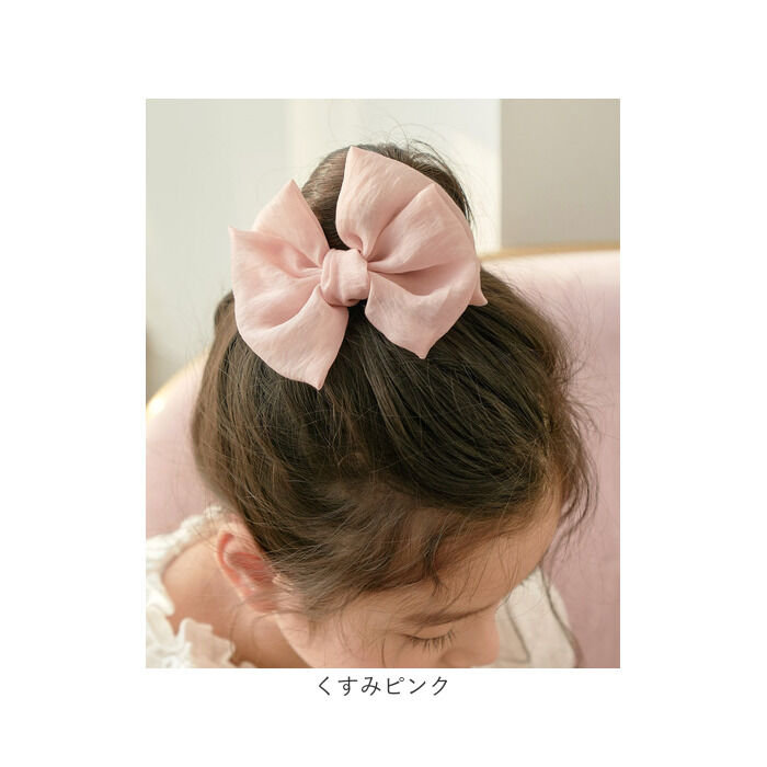 BACKYARD FAMILY「ヘアクリップ 大きめ リボン 通販 ヘア クリップ ヘアピン 髪飾り 髪留め キッズ 女の子 子供」|その他|