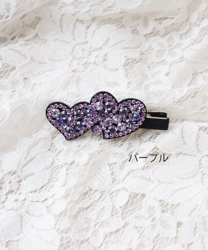 BACKYARD FAMILY「ヘアクリップ ハート 小さめ 通販 ヘア クリップ ヘアピン 髪飾り 髪留め キッズ 女の子 子供」|その他|