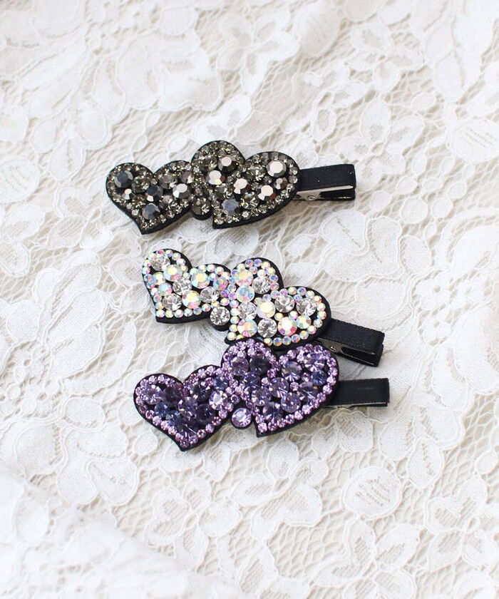 BACKYARD FAMILY「ヘアクリップ ハート 小さめ 通販 ヘア クリップ ヘアピン 髪飾り 髪留め キッズ 女の子 子供」|その他|