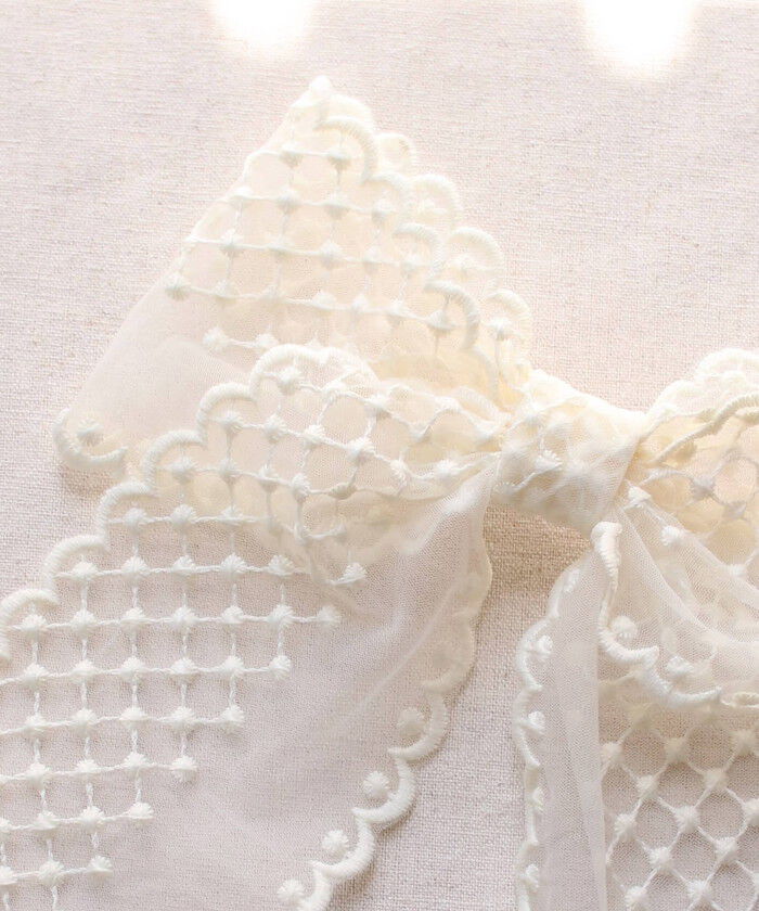 BACKYARD FAMILY「Rora バレッタ キッズ 通販 ミルフルル 髪飾り ヘアクリップ 髪留め リボン 大きめ レース」|その他|