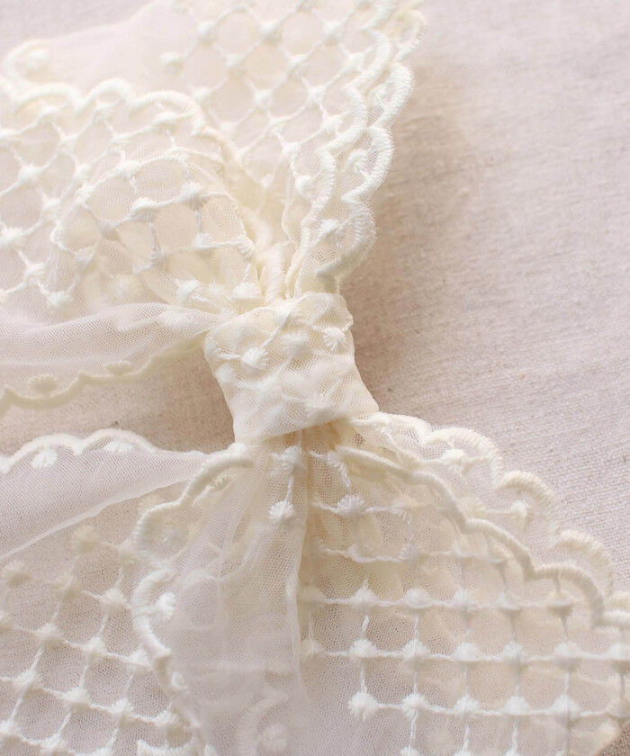 BACKYARD FAMILY「Rora バレッタ キッズ 通販 ミルフルル 髪飾り ヘアクリップ 髪留め リボン 大きめ レース」|その他|