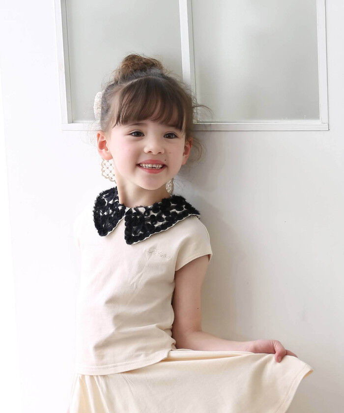 BACKYARD FAMILY「Rora バレッタ キッズ 通販 ミルフルル 髪飾り ヘアクリップ 髪留め リボン 大きめ レース」|その他|