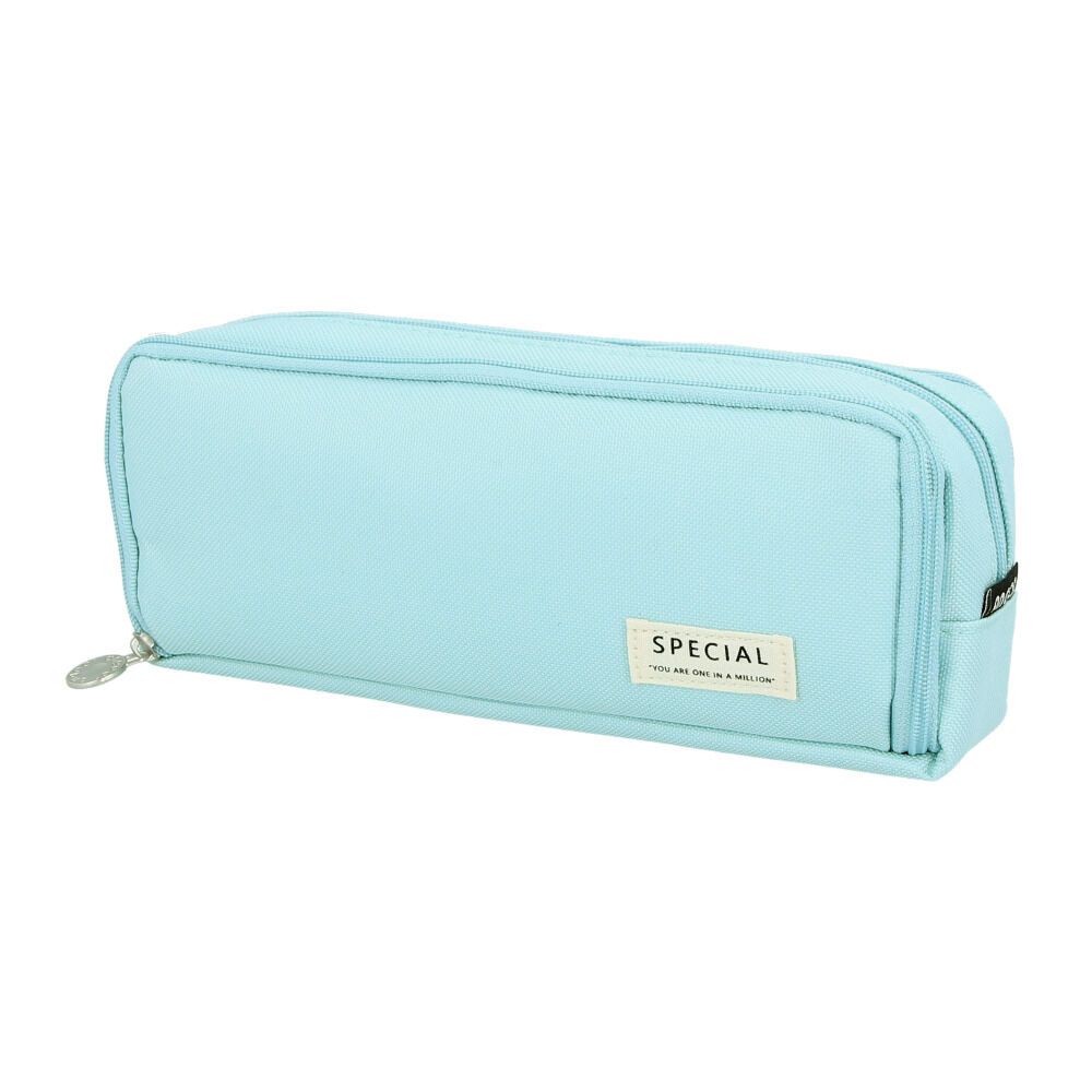 BACKYARD FAMILY「ペンケース 大容量 通販 筆箱 ふで箱 ふでばこ 筆入れ ペンポーチ 多機能 ポーチ 小物入れ」|その他|ブルー2