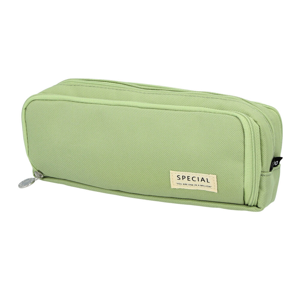 BACKYARD FAMILY「ペンケース 大容量 通販 筆箱 ふで箱 ふでばこ 筆入れ ペンポーチ 多機能 ポーチ 小物入れ」|その他|グリーン1