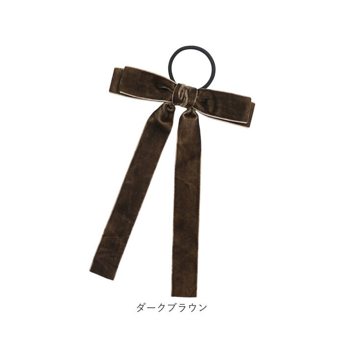 BACKYARD FAMILY「ヘアリボン 通販 ロングリボン リボン ベロアリボン ベロア ヘアゴム ヘアアクセサリー 髪飾り」|その他|