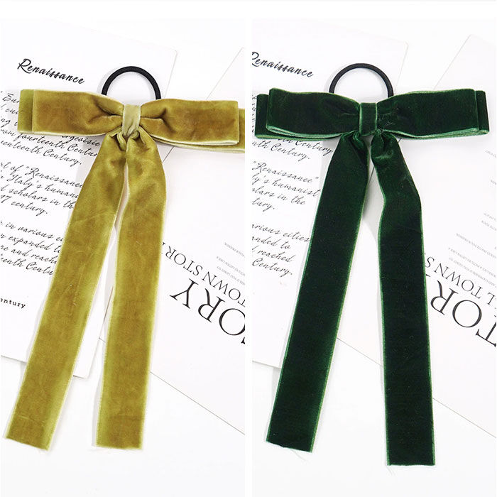 BACKYARD FAMILY「ヘアリボン 通販 ロングリボン リボン ベロアリボン ベロア ヘアゴム ヘアアクセサリー 髪飾り」|その他|