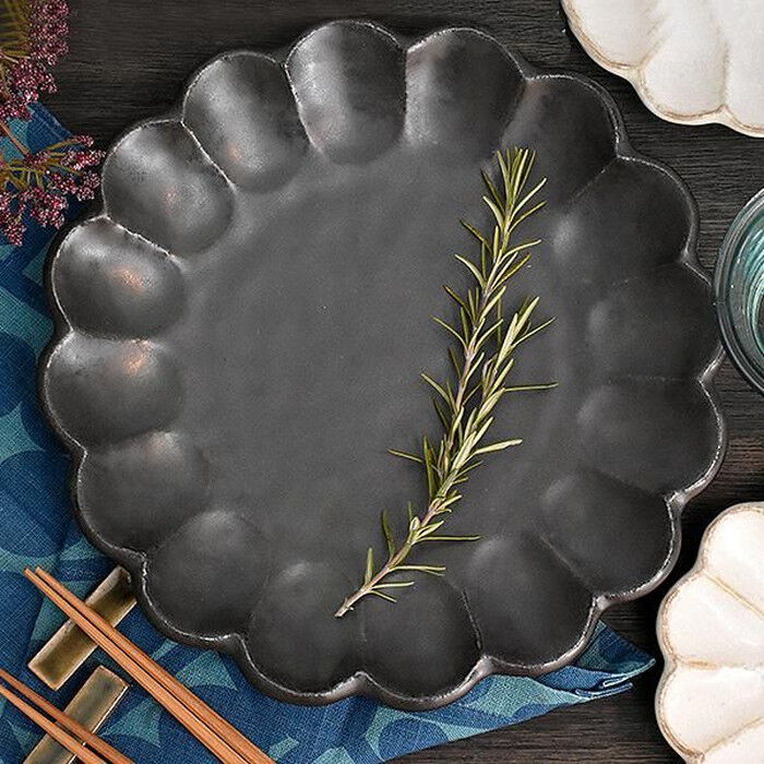 BACKYARD FAMILY「美濃焼 皿 通販 日本製 お皿 プレート 美濃 焼 26.5cm 大皿 丸皿 サービングプレート」|食器・キッチングッズ|