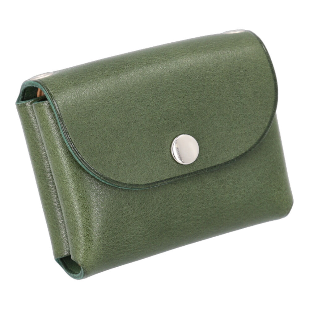 BACKYARD FAMILY「ミニ財布 ミニウォレット 日本製 通販 小銭入れあり お札入れ 本革 レザー メンズ レディース」|その他|グリーン1