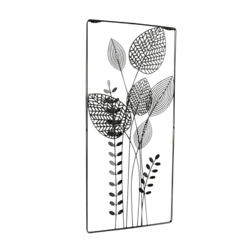 BACKYARD FAMILY「ウォールアートパネル リーフ 通販 アートパネル パネルアート ウォールデコ」|その他|ブラック3