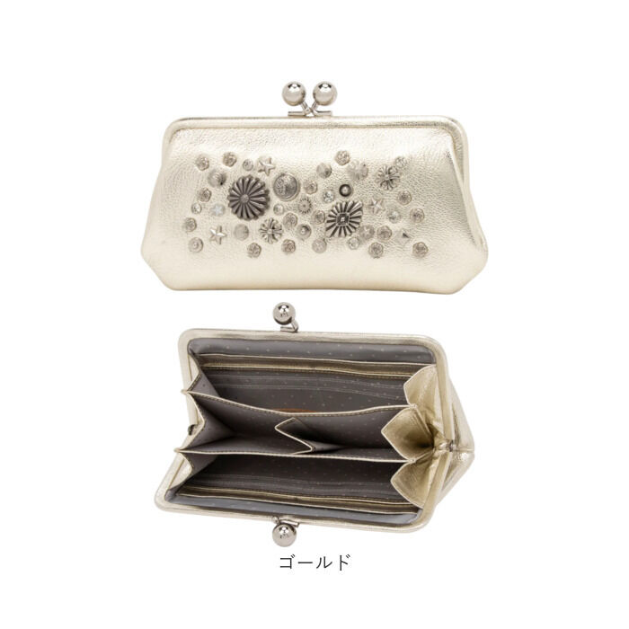 BACKYARD FAMILY「ペルケ がま口 財布 80-06-00101 通販 長財布 ロングウォレット がま口財布」|財布|