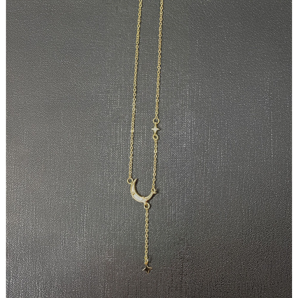 BACKYARD FAMILY「ネックレス レディース シンプル 通販 ペンダント ジュエリー レディースアクセサリー 月 星」|その他|ゴールド1