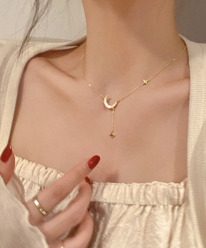 BACKYARD FAMILY「ネックレス レディース シンプル 通販 ペンダント ジュエリー レディースアクセサリー 月 星」|その他|