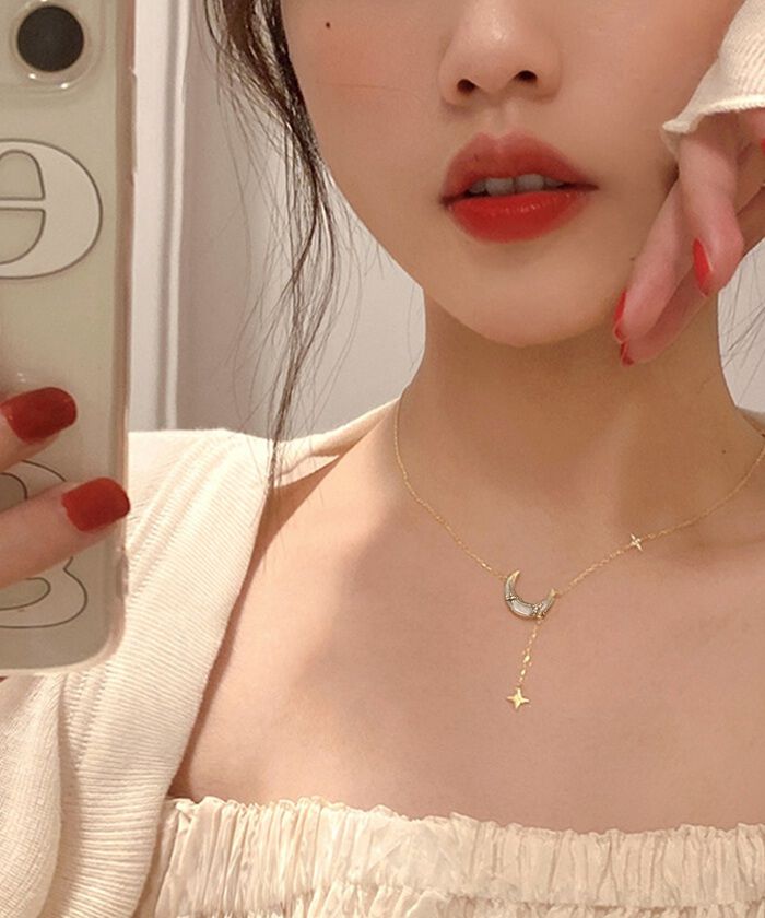 BACKYARD FAMILY「ネックレス レディース シンプル 通販 ペンダント ジュエリー レディースアクセサリー 月 星」|その他|