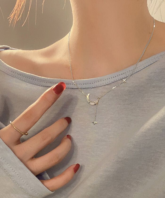 BACKYARD FAMILY「ネックレス レディース シンプル 通販 ペンダント ジュエリー レディースアクセサリー 月 星」|その他|