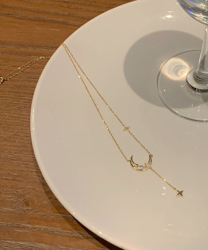 BACKYARD FAMILY「ネックレス レディース シンプル 通販 ペンダント ジュエリー レディースアクセサリー 月 星」|その他|