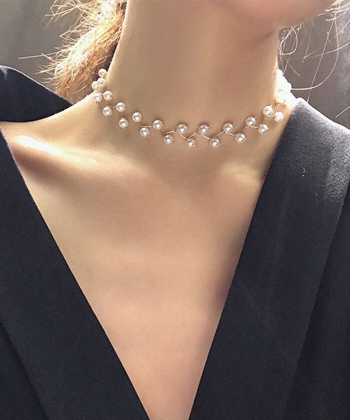 BACKYARD FAMILY「ネックレス レディース シンプル 通販 チョーカー ペンダント パールネックレス」|その他|