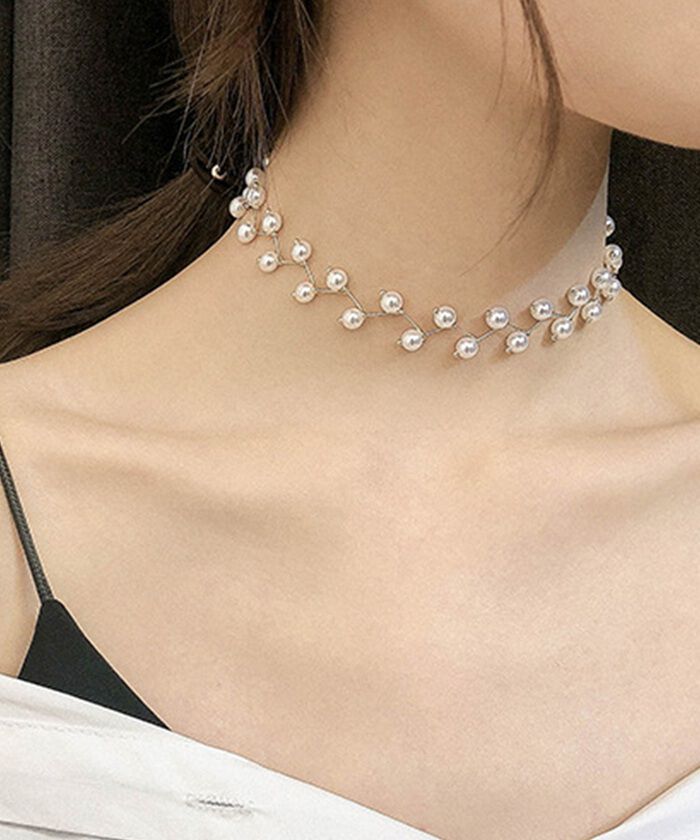 BACKYARD FAMILY「ネックレス レディース シンプル 通販 チョーカー ペンダント パールネックレス」|その他|