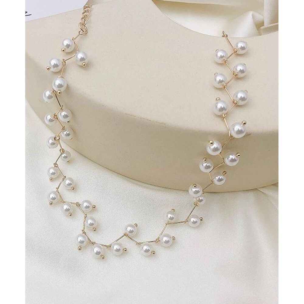 BACKYARD FAMILY「ネックレス レディース シンプル 通販 チョーカー ペンダント パールネックレス」|その他|ホワイト2