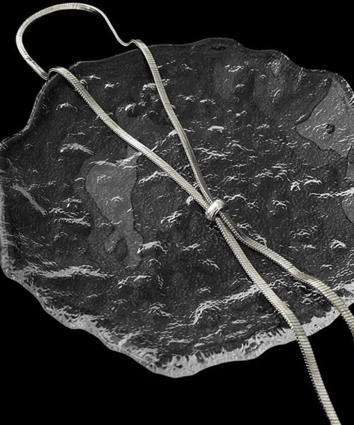 BACKYARD FAMILY「ネックレス レディース シンプル 通販 ペンダント スネークメタル Y字 ループネックレス」|その他|