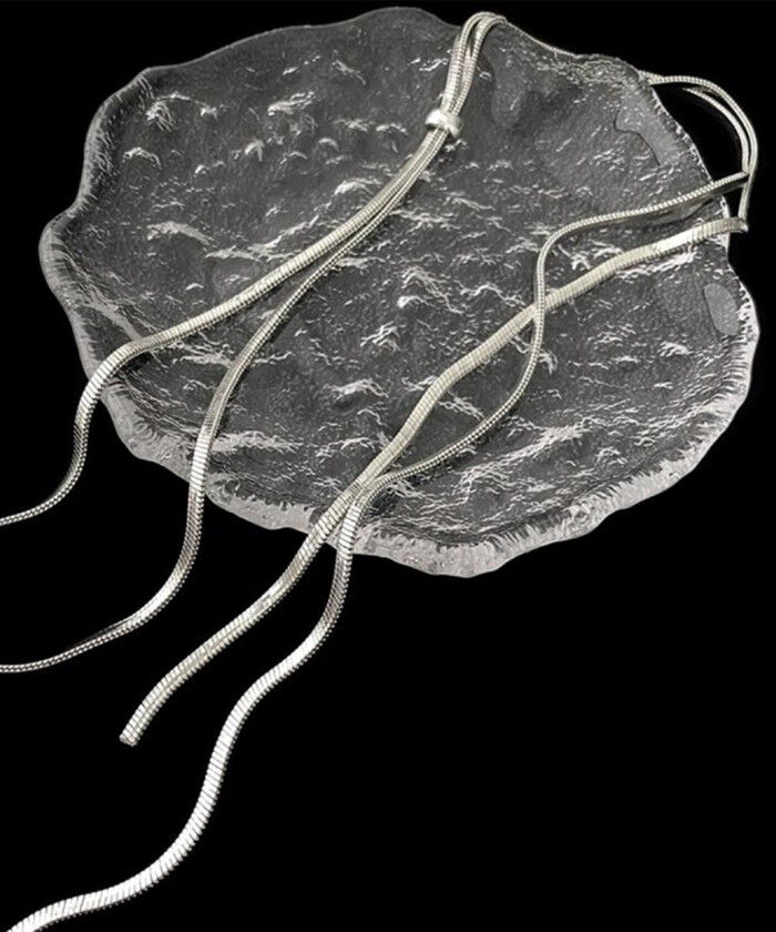 BACKYARD FAMILY「ネックレス レディース シンプル 通販 ペンダント スネークメタル Y字 ループネックレス」|その他|