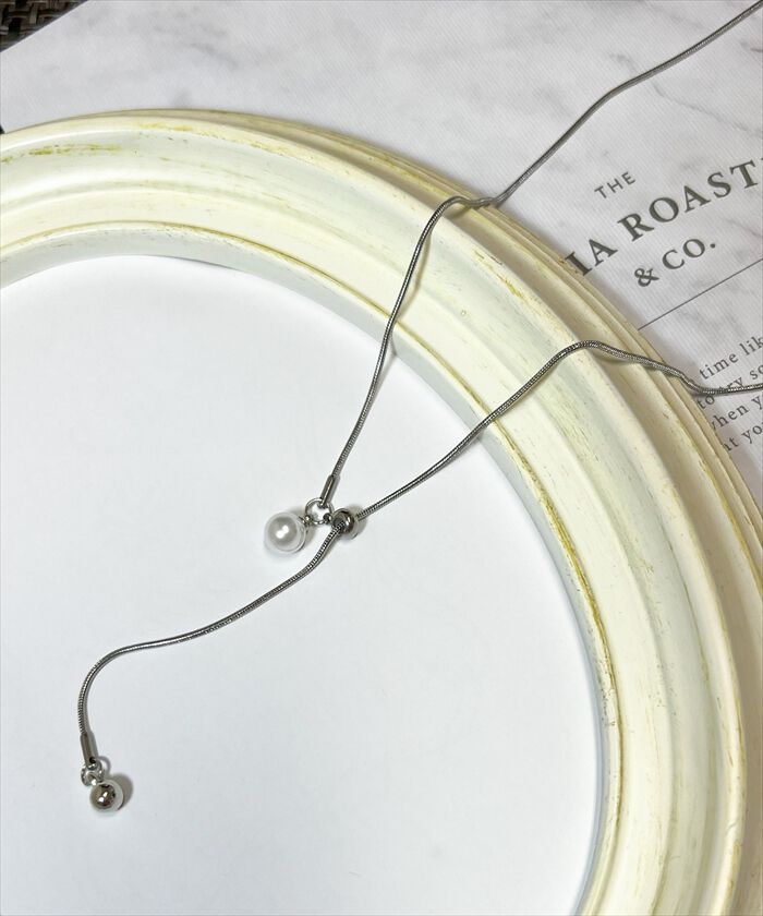 BACKYARD FAMILY「ネックレス レディース シンプル 通販 ペンダント パールネックレス ループネックレス Y字」|その他|