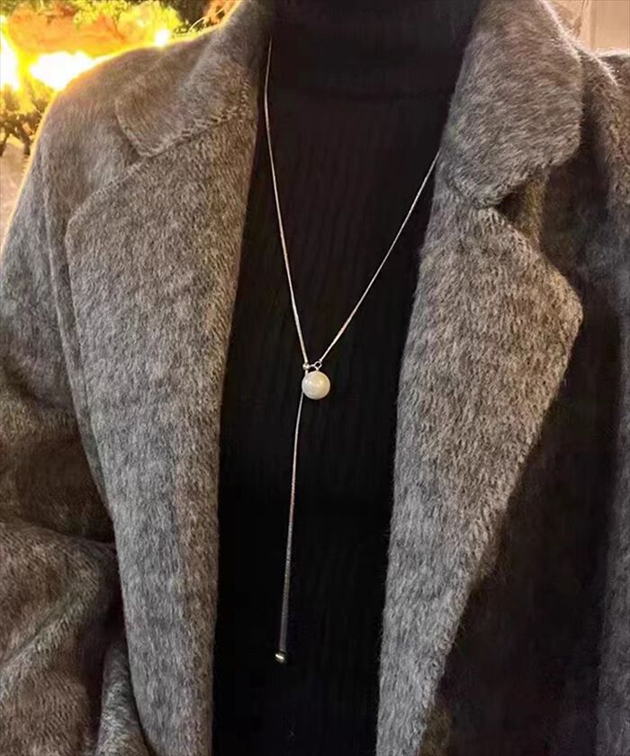 BACKYARD FAMILY「ネックレス レディース シンプル 通販 ペンダント パールネックレス ループネックレス Y字」|その他|