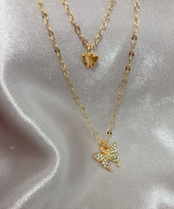 BACKYARD FAMILY「ネックレス レディース シンプル 通販 ペンダント ジュエリー レディースアクセサリー バタフライ」|その他|