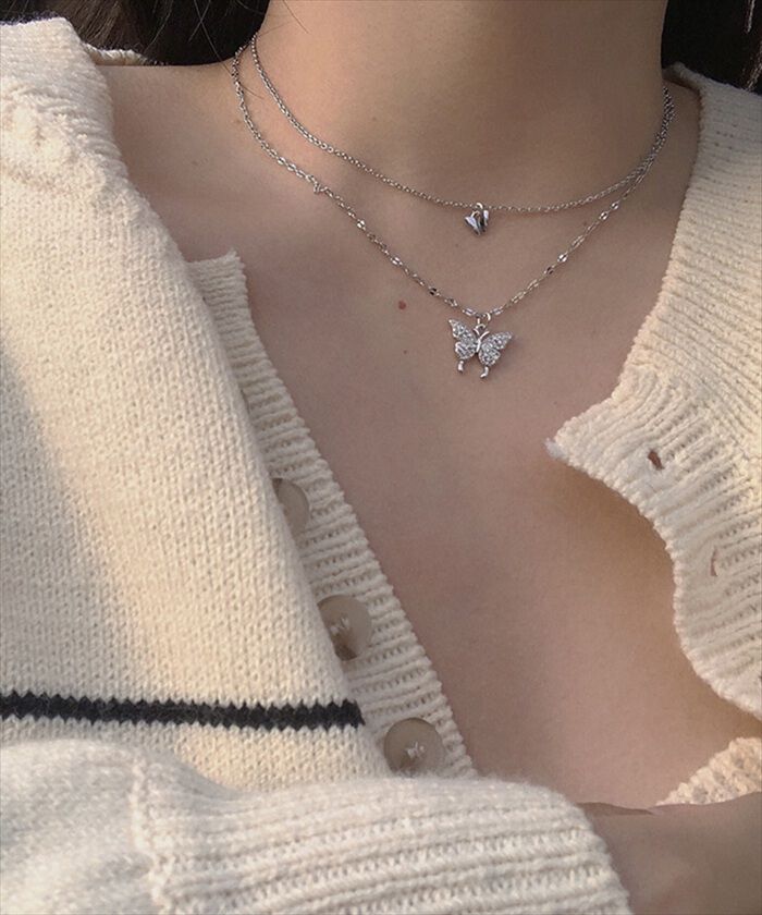 BACKYARD FAMILY「ネックレス レディース シンプル 通販 ペンダント ジュエリー レディースアクセサリー バタフライ」|その他|