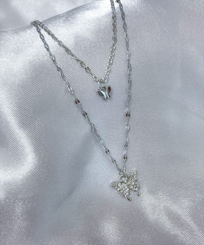 BACKYARD FAMILY「ネックレス レディース シンプル 通販 ペンダント ジュエリー レディースアクセサリー バタフライ」|その他|