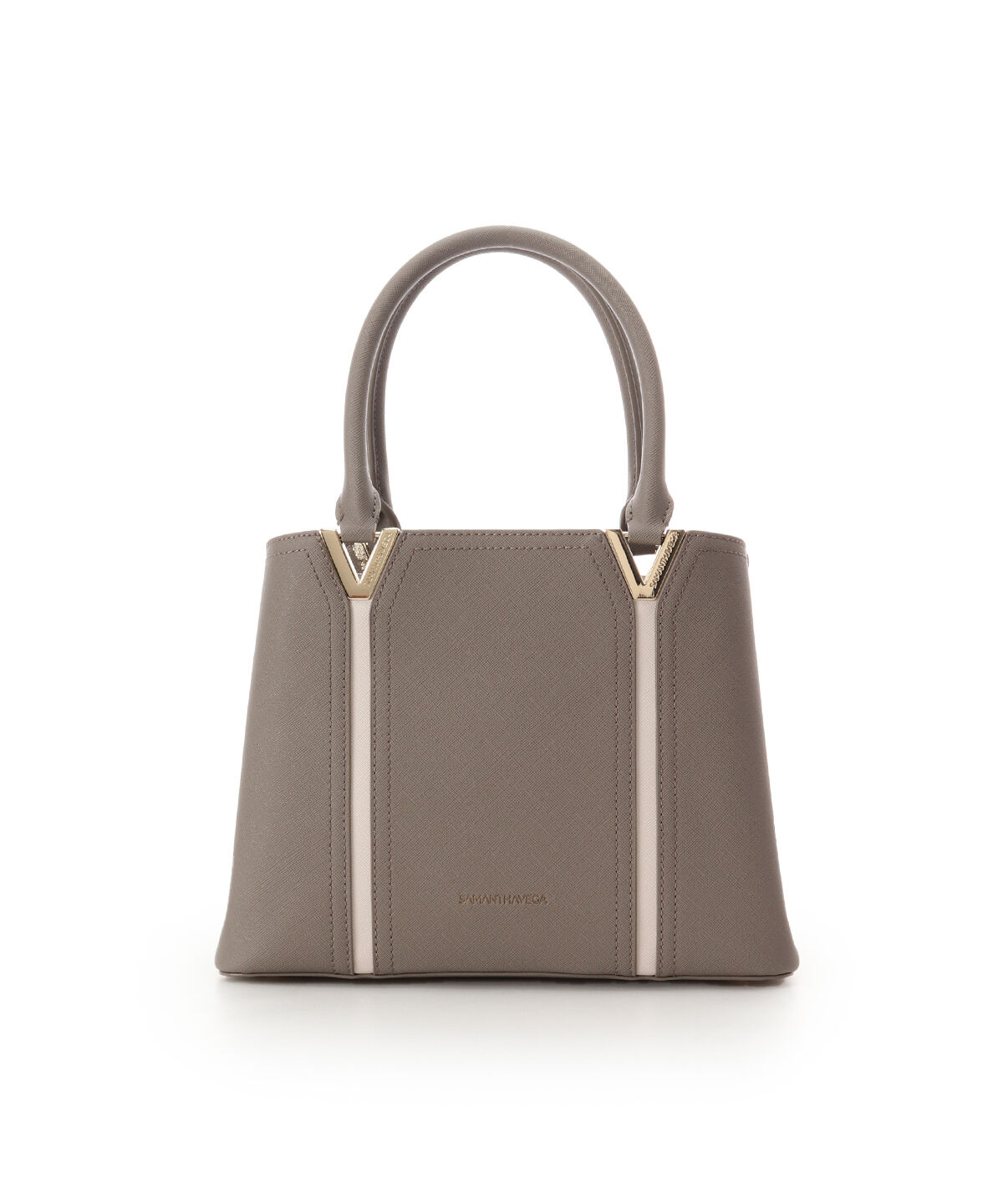 Samantha Vega「Vカットハンドバッグ」|ハンドバッグ|
