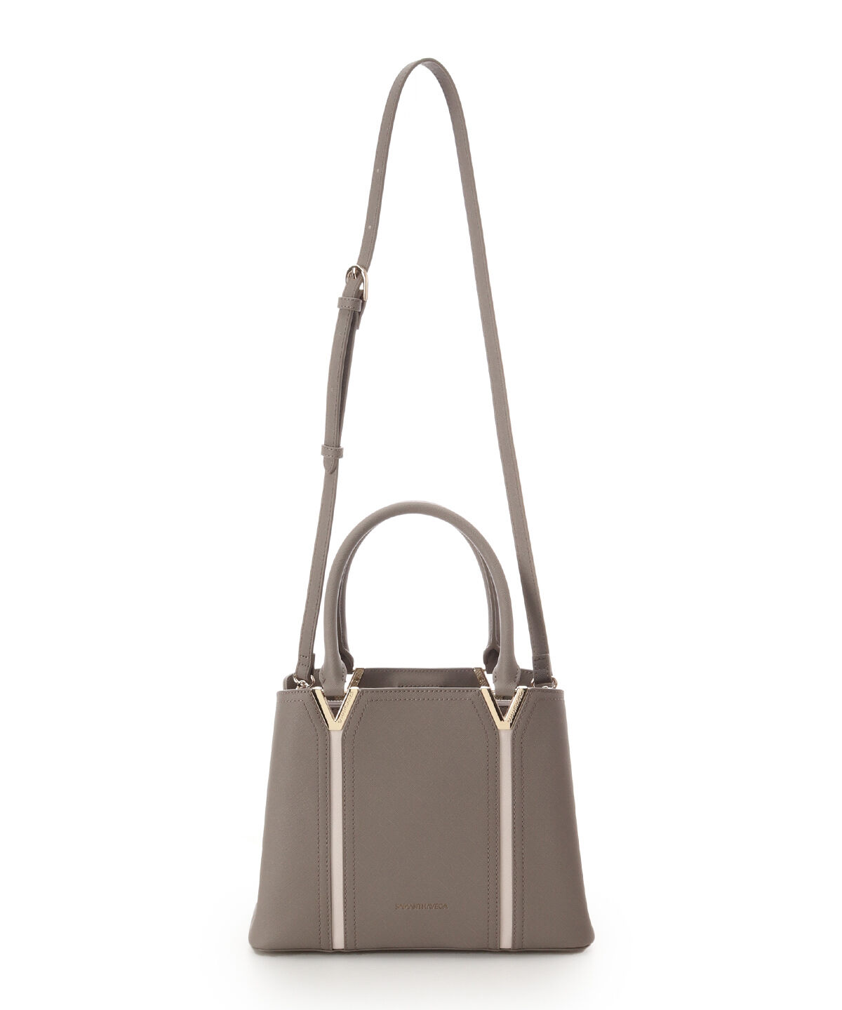 Samantha Vega「Vカットハンドバッグ」|ハンドバッグ|