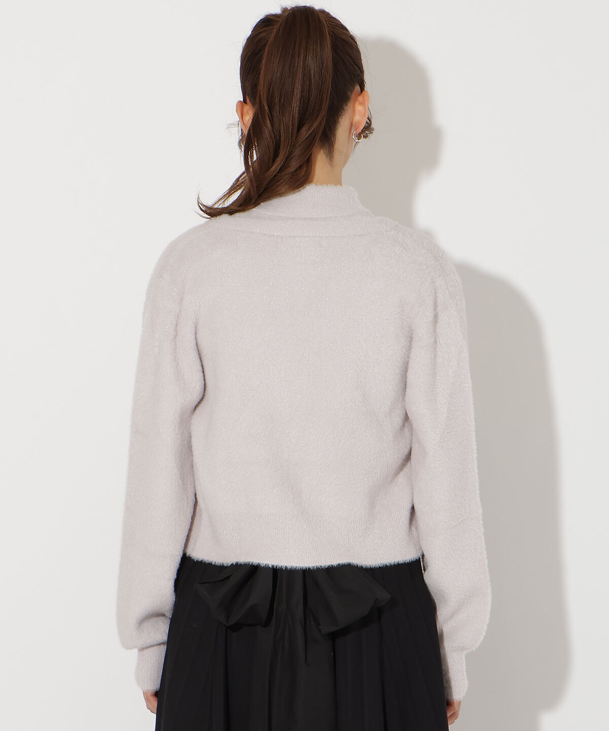 アンドクチュール「フェザーニットアンサンブル」|カーディガン|