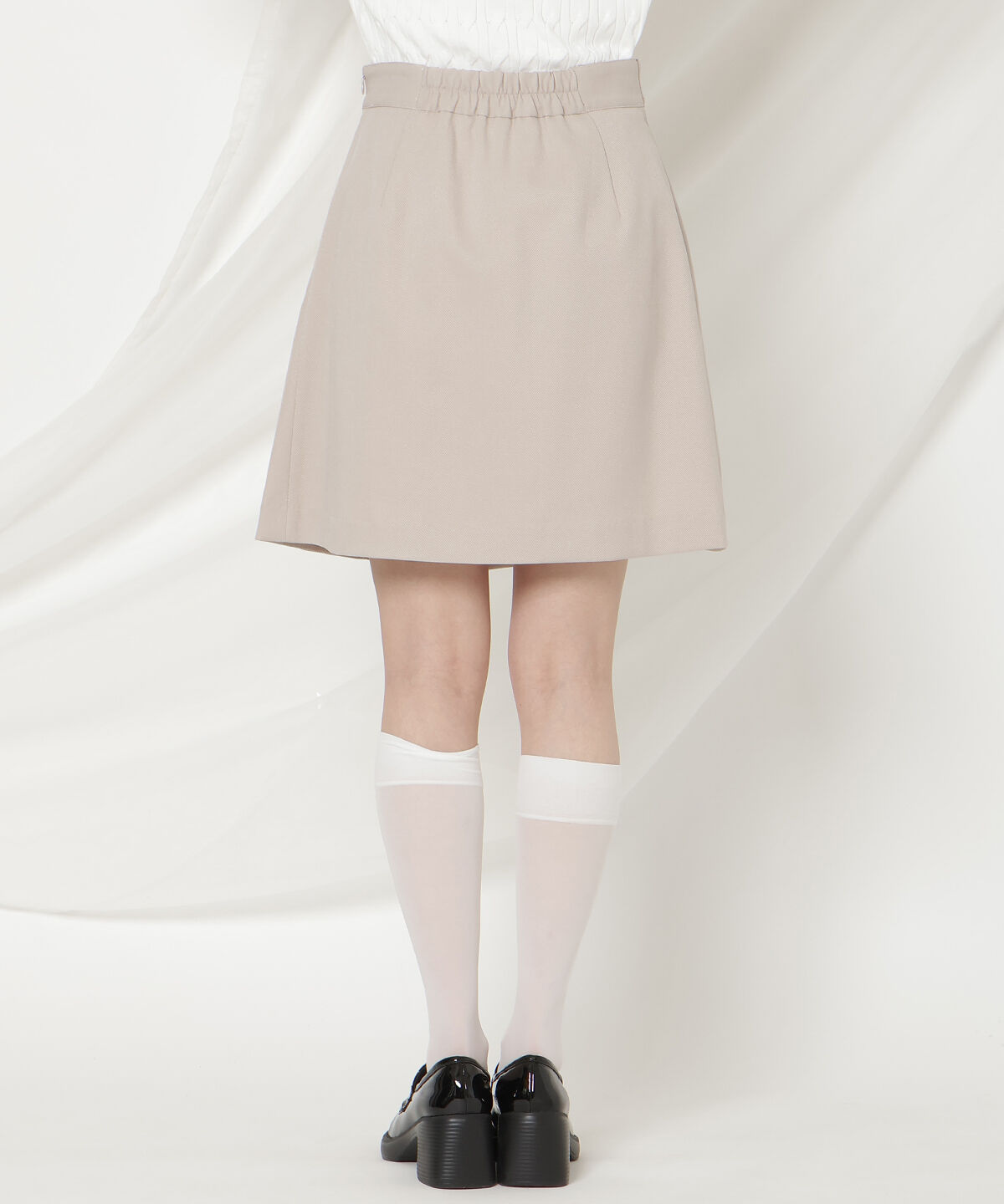 WILLSELECTION「ビットデザインプリーツミニスカパン」|フレア|