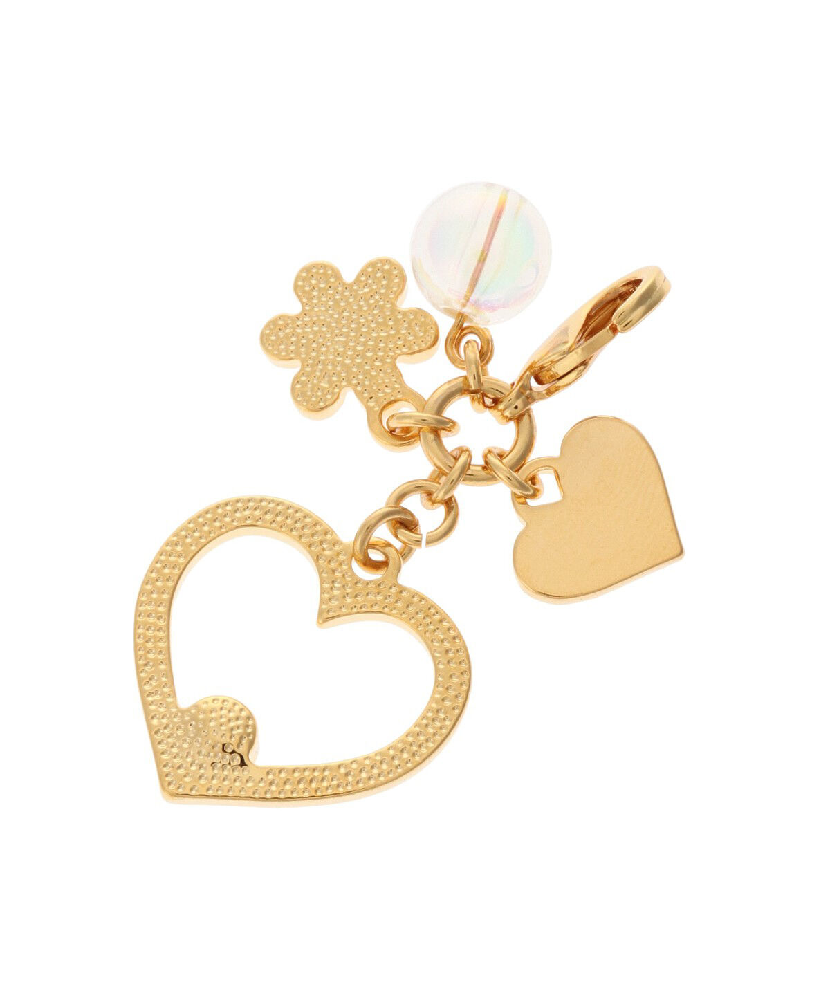 Samantha Thavasa Petit Choice「フラワーハート ファスナーチャーム」|チャーム・キーホルダー|