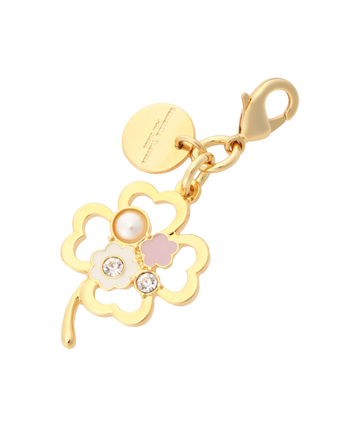 Samantha Thavasa Petit Choice「クローバーファスナーチャーム」|チャーム・キーホルダー|ピンク