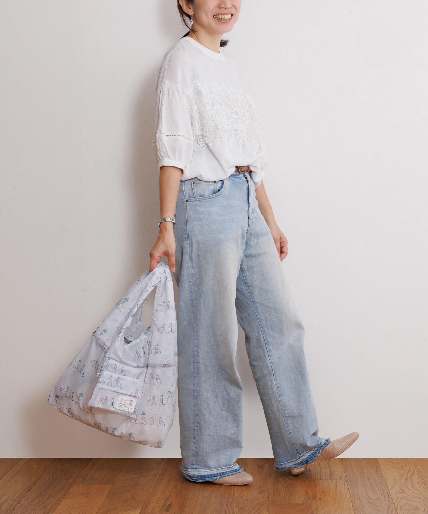 ace.「ace.／エース HAyU マルシェバッグ 折りたたみバッグ エコバッグ お買物バッグ 17871」|トートバッグ|