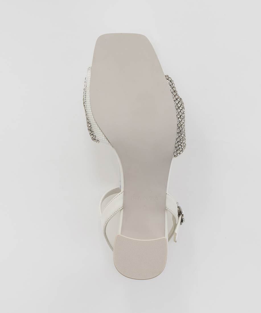  「ビジューストラップサンダル」|サンダル|