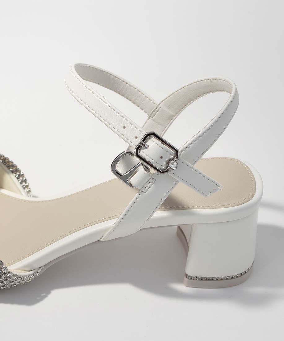  「ビジューストラップサンダル」|サンダル|