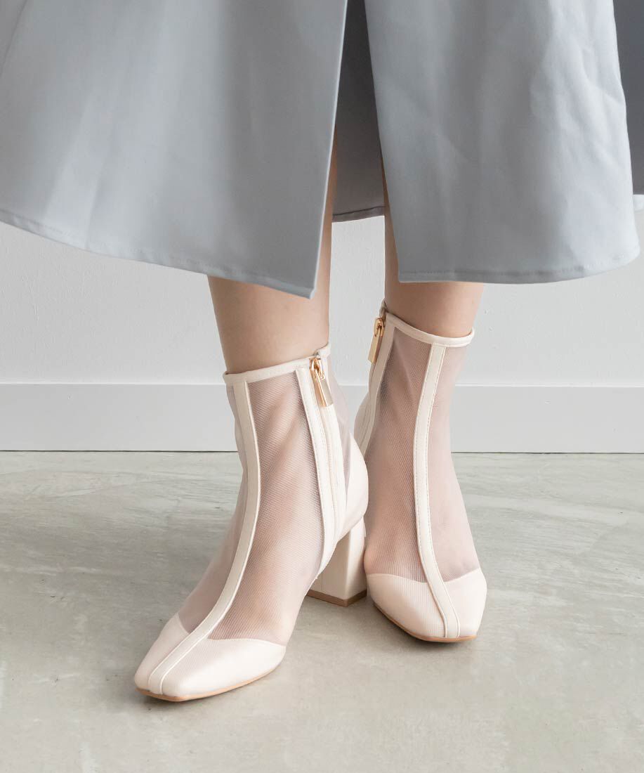  「シアーショートブーツ」|ショートブーツ|