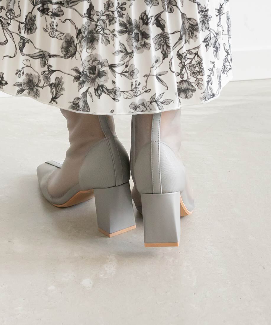  「シアーショートブーツ」|ショートブーツ|