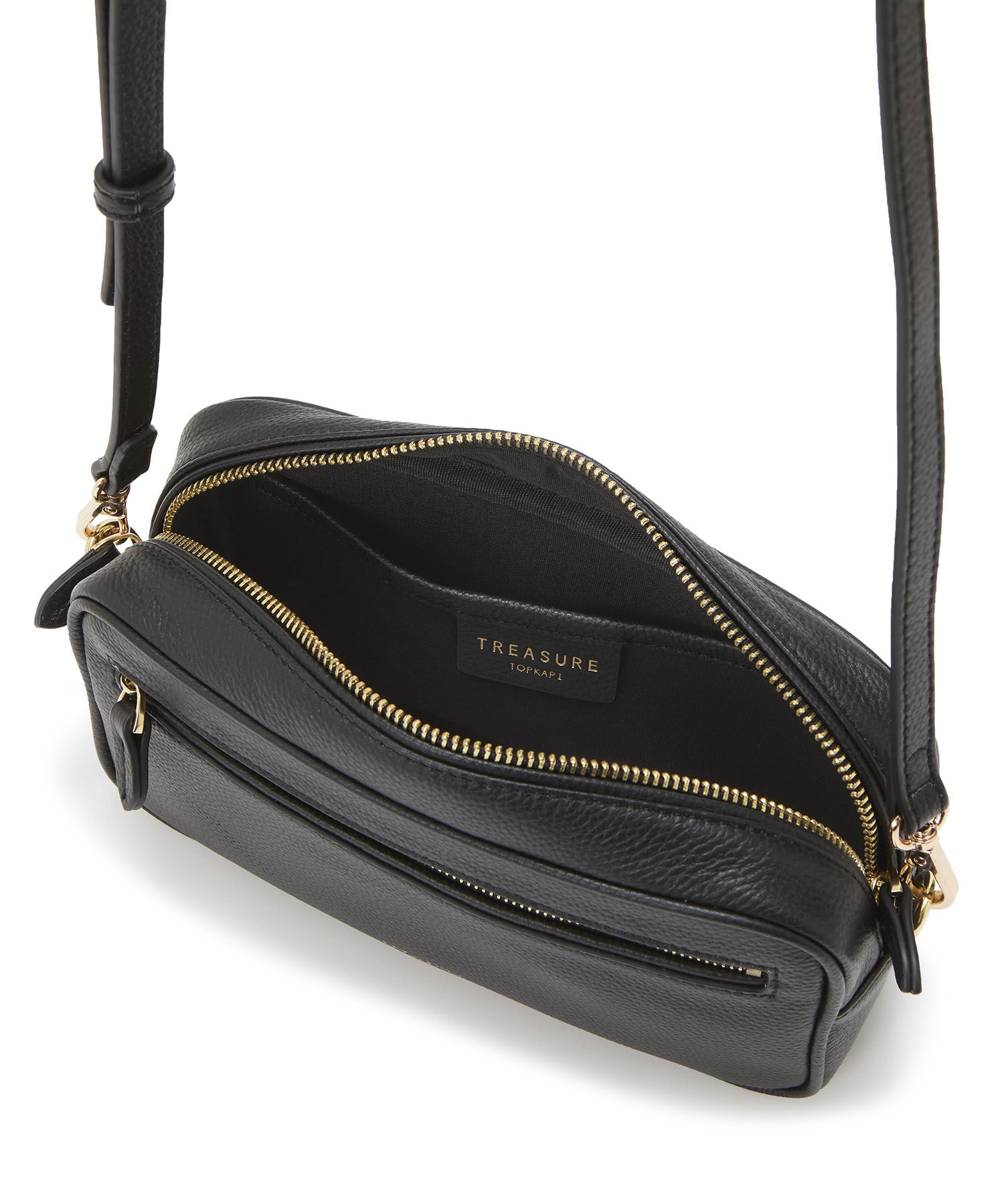 TOPKAPI TREASURE「【TREASURE TOPKAPI】シュリンクレザー スクエア 2way ショルダー バッグ」|ショルダー・メッセンジャー|