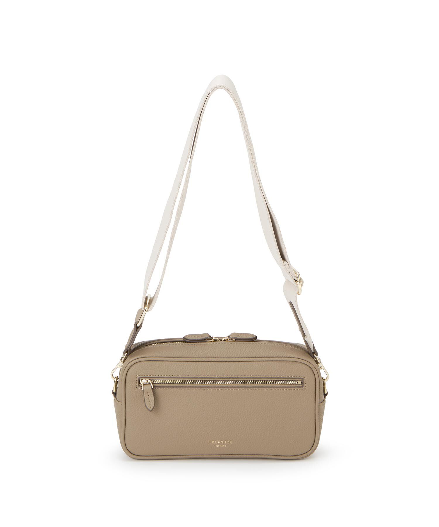 TOPKAPI TREASURE「【TREASURE TOPKAPI】シュリンクレザー スクエア 2way ショルダー バッグ」|ショルダー・メッセンジャー|