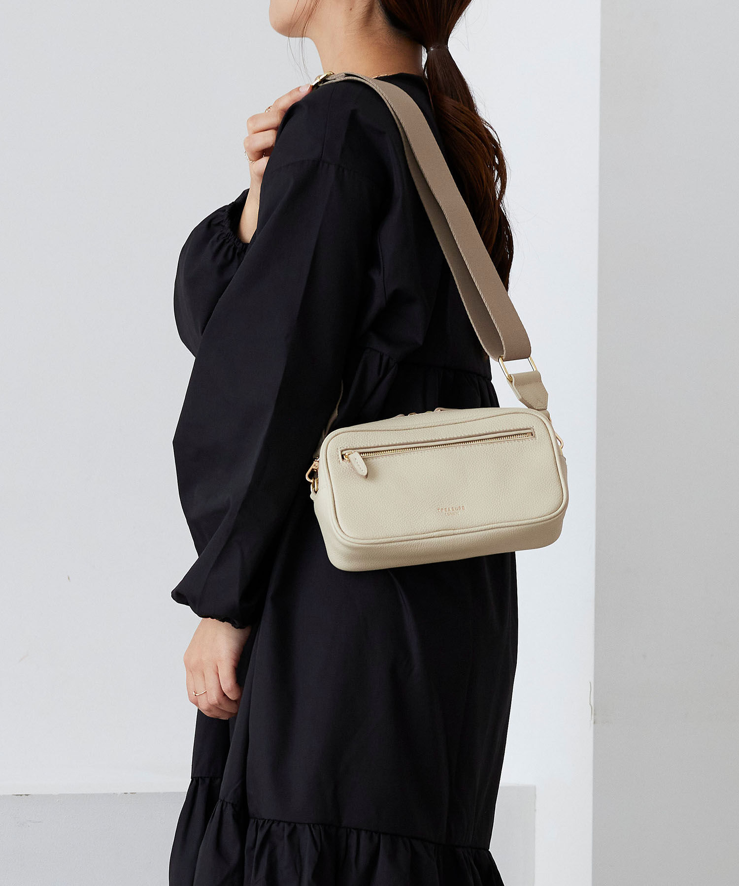 TOPKAPI TREASURE「【TREASURE TOPKAPI】シュリンクレザー スクエア 2way ショルダー バッグ」|ショルダー・メッセンジャー|