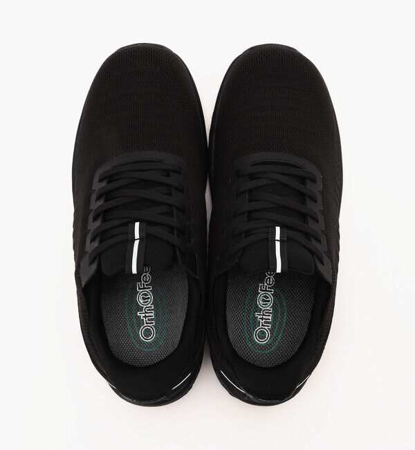 Orthofeet「【オーソフィート】ヤリ ワイド/ブラック テキスタイル/シューズ メンズ/Orthofeet」|スニーカー|