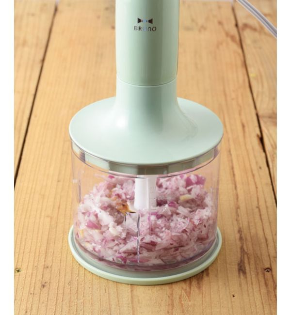 BRUNO「マルチスティックブレンダー＋セラミック保存容器 セット」|電化製品|